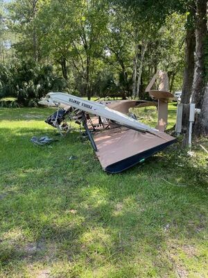 Small plane crashes in Port Orange yard, both occupants survive.
