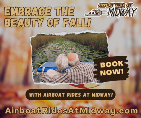 Embrace the Beauty of Fall with Airboat Rides at Midway!