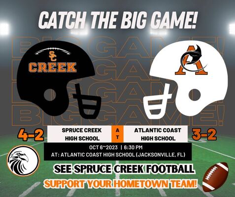 High School Football Game Scores 10/6/2023 - Spruce Creek Hawks vs. Atlantic Coast Stingrays (Jacksonville, FL)